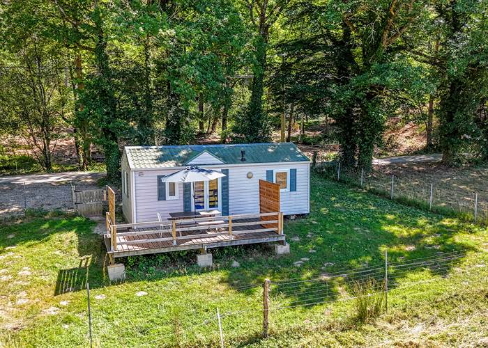Mobil home Parc Saint Hubert Aveyron Occitanie