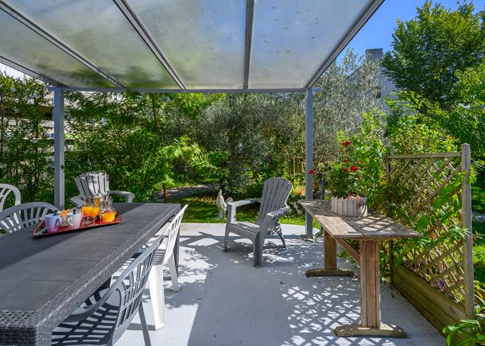 Terrasse sur jardin