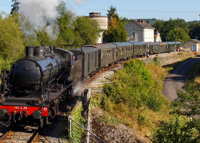 Train à vapeur du Limousin