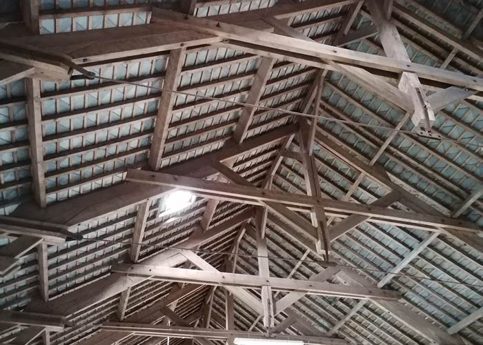 Les bâtiments de la ferme