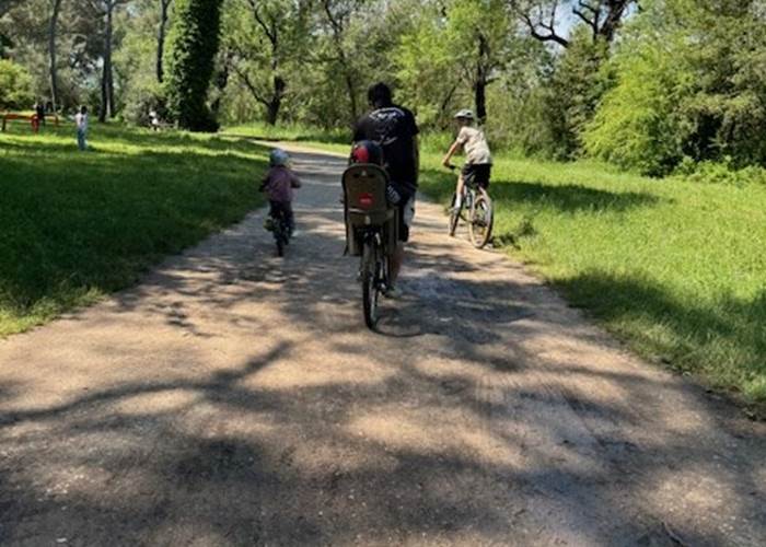 Ballade à vélo Parc de Vaugrenier Villeneuve Loubet Nice côte d'Azur