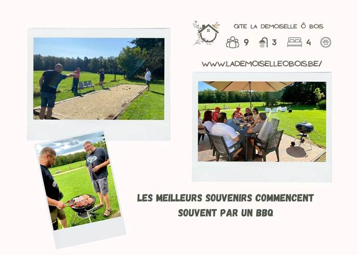 Moments conviviaux à la Demoiselle ô bois