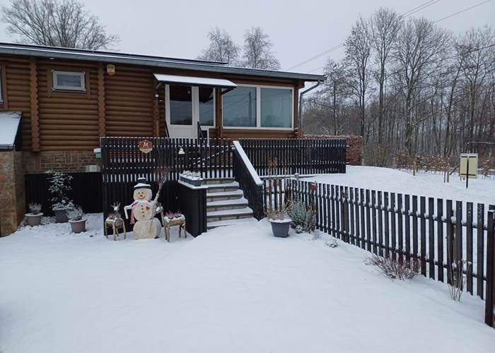 Notre gête sous la neige