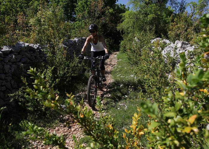 Descente sur les sentiers du causse © Lot Tourisme - P