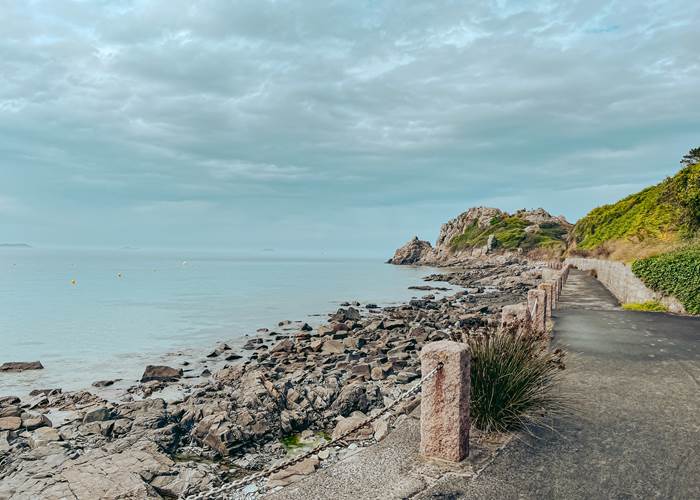 Balade de la Pointe du Château à Trestrignel