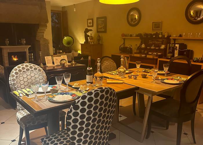 dîner en tête-à-tête avec service personnalisé à la Demeure du Porzou