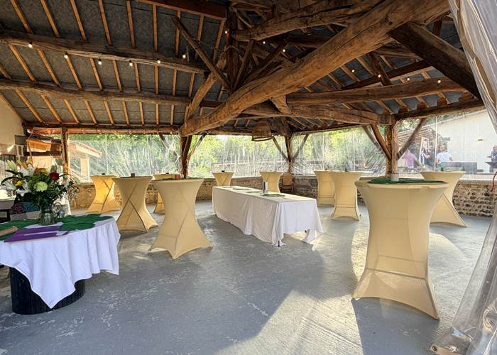 Espace couvert