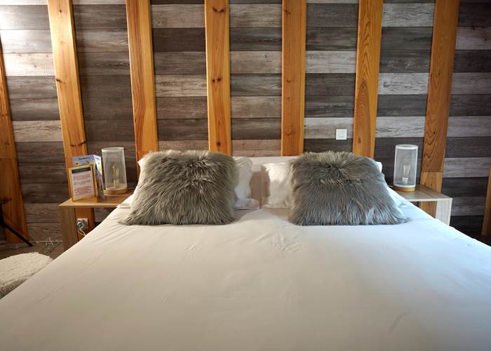 Bois et lumière – atmosphère alpine chic