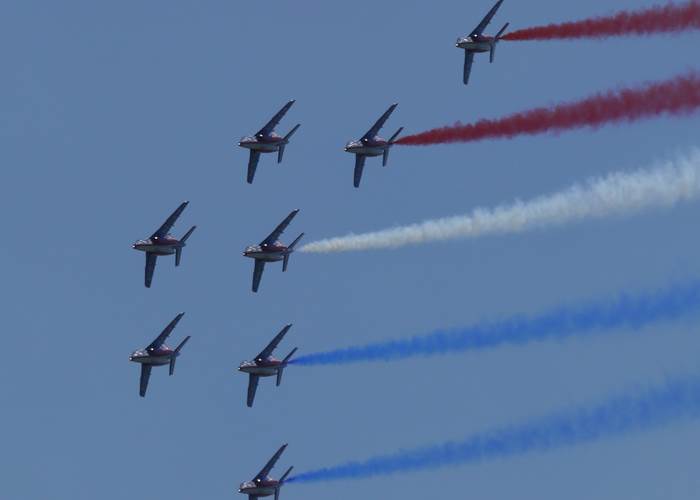 Patrouille de France démonstration Pornic