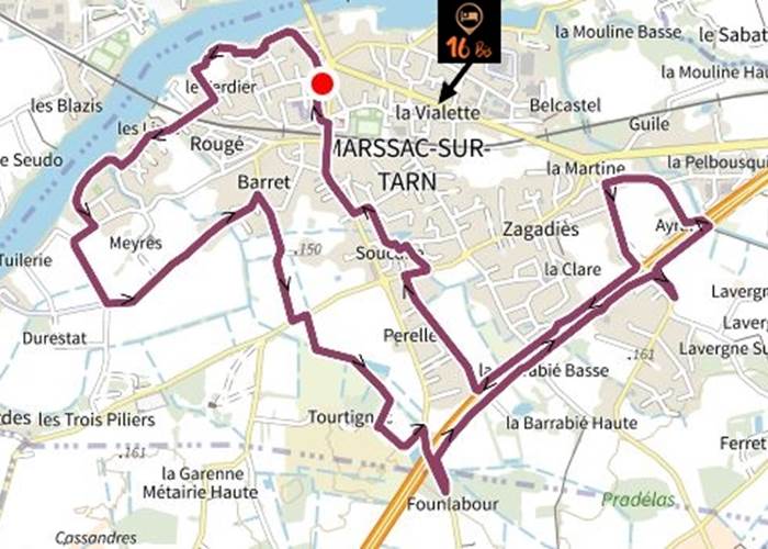 Chemin de Dominique - randonnée depuis le 16 Bis gîte hôtel