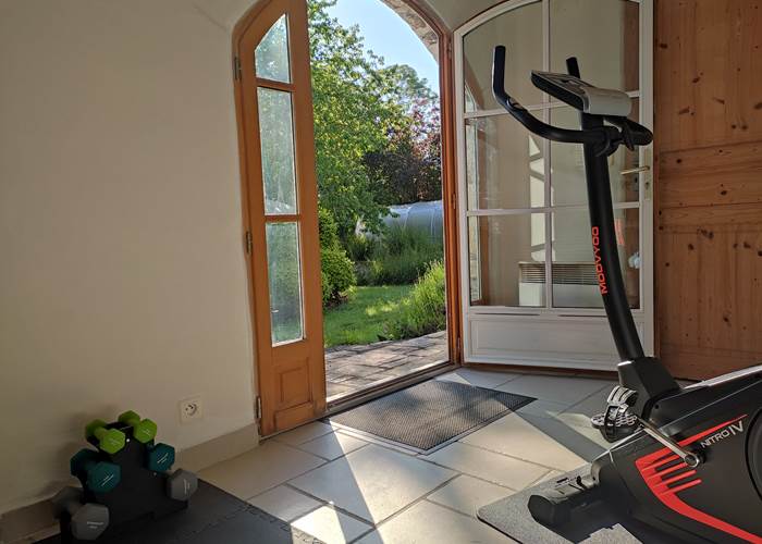 Chambres d'hôtes l'Amphitryon - Salle de fitness