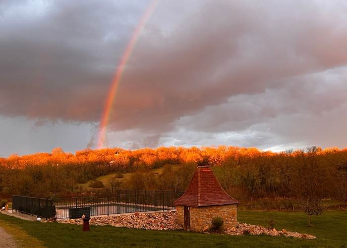 Arc en ciel au Domaine