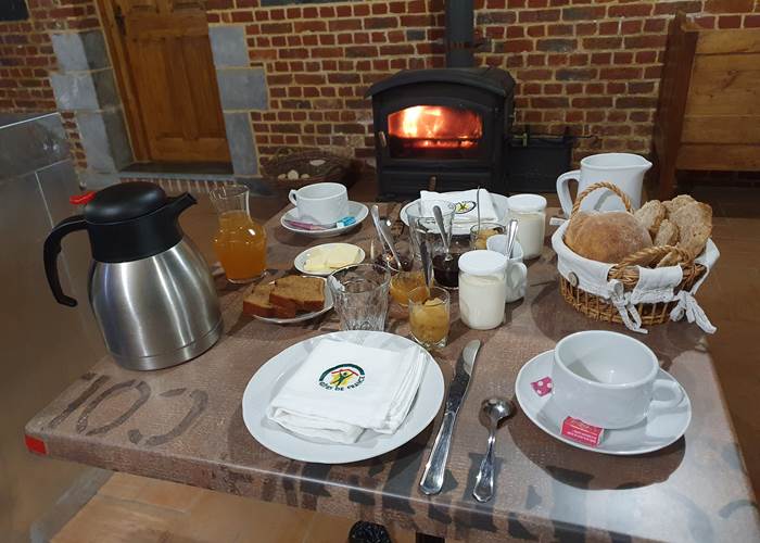 Envie d'un petit déjeuner au coin du feu
