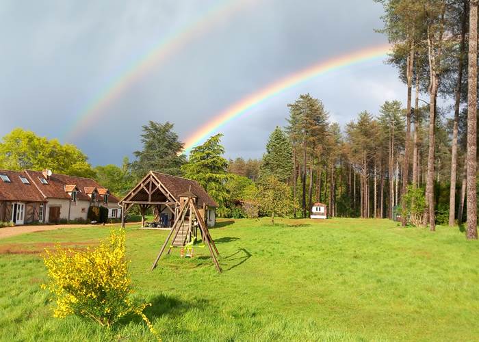 Le Moulin de Crouy après la pluie