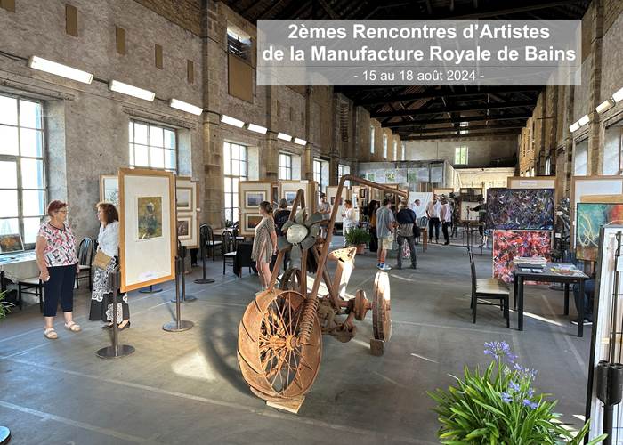 2èmes Rencontres d'Artistes de la Manufacture Royale de Bains