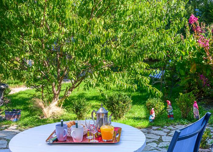 Terrasse sur jardin