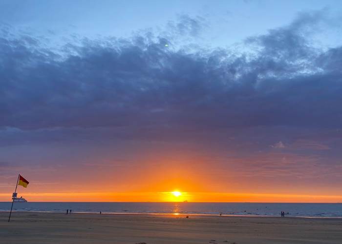 coucher de soleil Calais