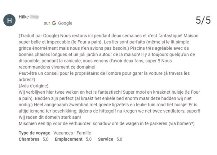 Avis Google 20072