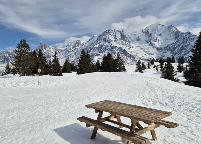 Itinéraire raquette du plateau du Prarion (Houches)
