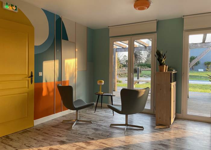 Poolhouse intérieur