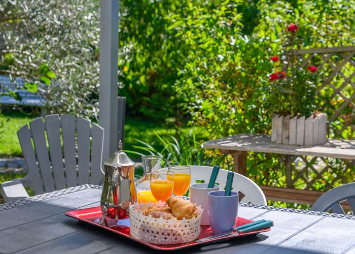 Terrasse sur jardin