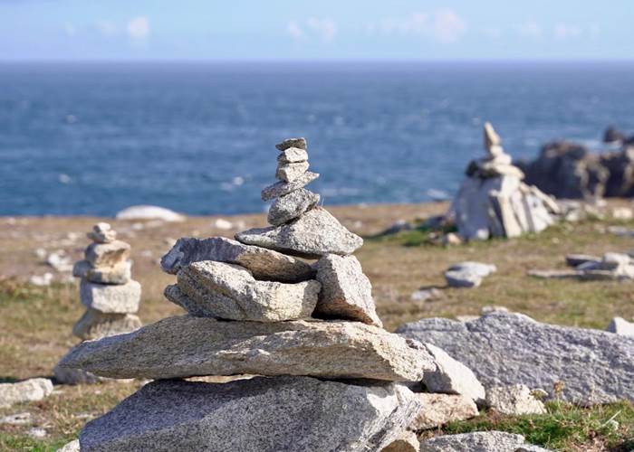 Les cairns à Ouessant