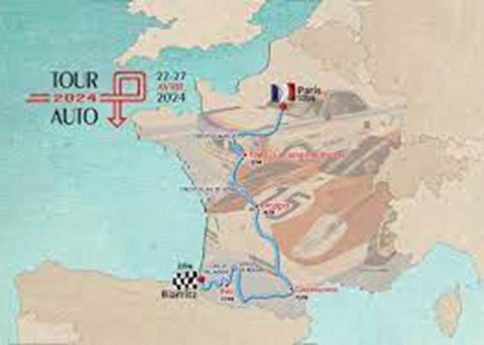 PAU VILLE ETAPE DU TOUR AUTO 2024 LE 26 AVRIL 2024-news