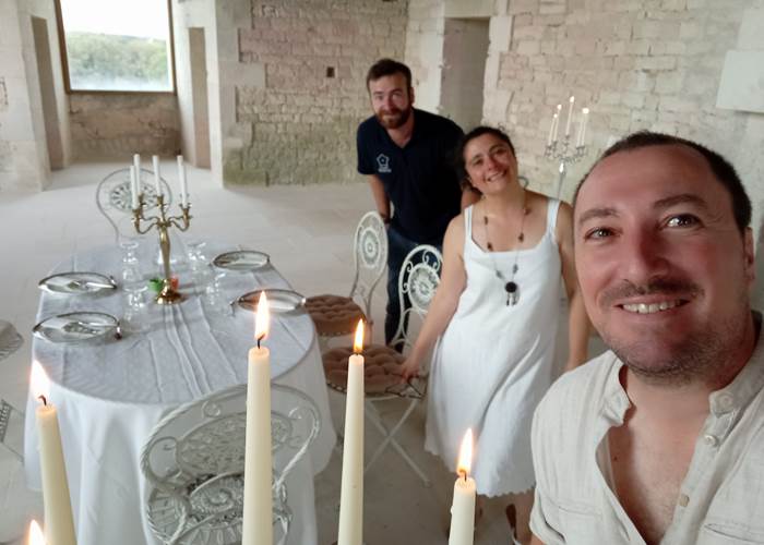 Table d'hôte VIP au château de Maulnes