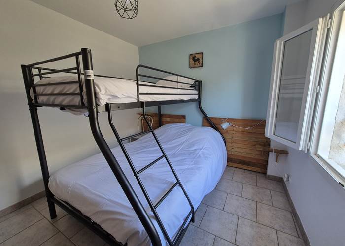 Les gîtes de Moussan - gîte 3 - chambre 2 - lit superposé-news