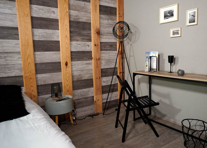 Ambiance bois clair et cocooning