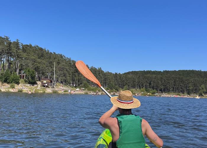 Canoé sur le Lac de Saint-Ferreol