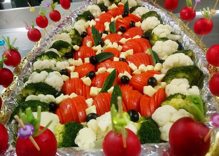 Restaurant Le Saint Jean, La Souterraine - Plateau de crudités - Traiteur