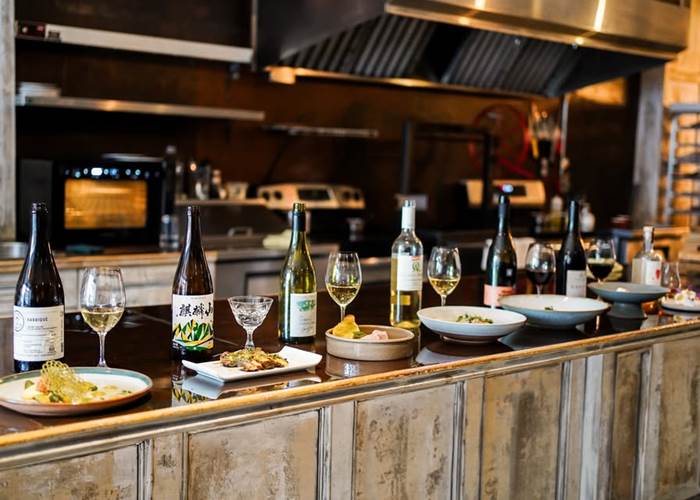 comptoir de la salle à manger L'Empreinte