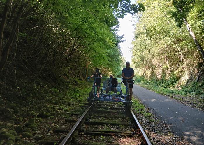 Les draisines de la Molignée