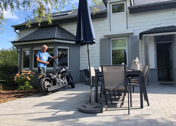 La moto est un sport très agréable dans notre région