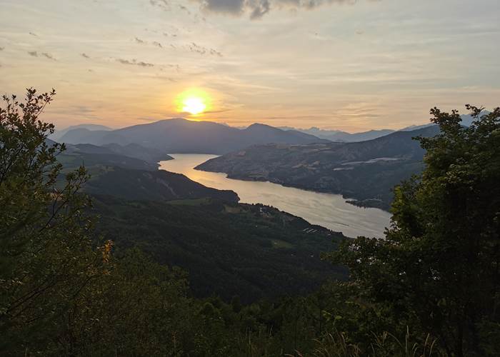 Le lac de Serre Ponçon