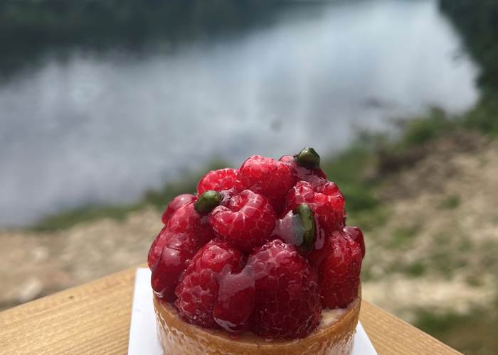Tarte aux framboises - Maison Borzeix Besse
