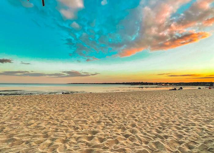 Lever de soleil sur la plage de Kerleven La Forêt-Fouesnant