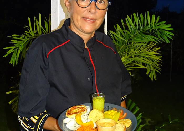 Iguane House villas & Micro Spa cheffe Laurence