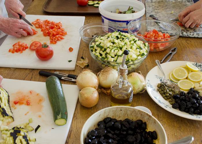 Un cours de cuisine avec Philippe
