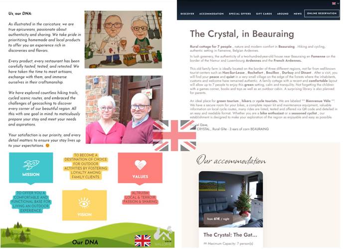 English – Welcome to Gîte Le Cristal, your peaceful getaway in Famenne.