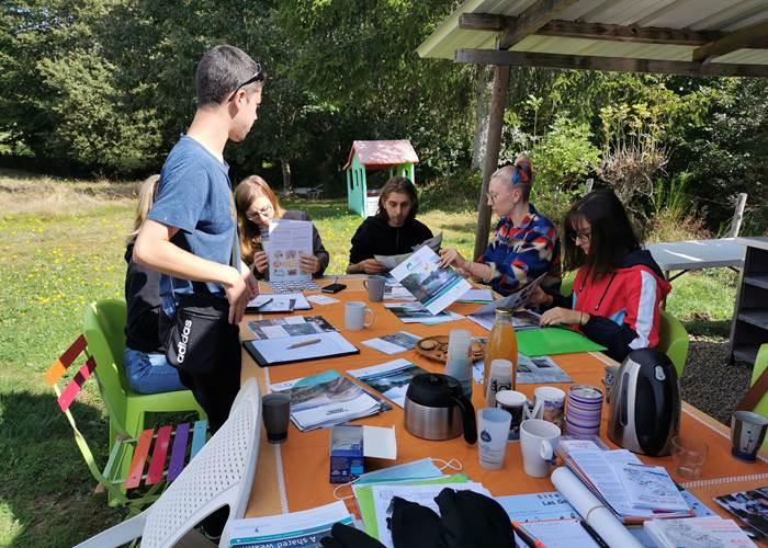 Les étudiants du BTS Gestion et protection de la nature