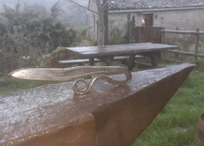 Couteau confectioné à notre forge