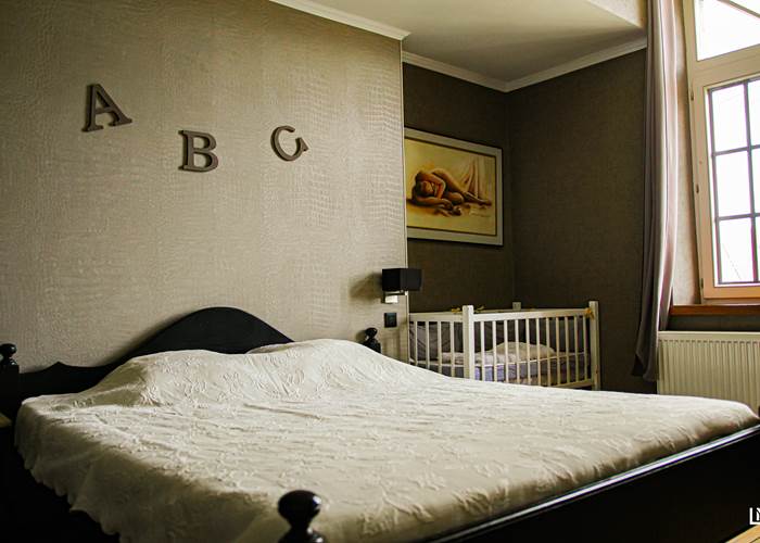 Chambre lit king Size et son lit bambin
