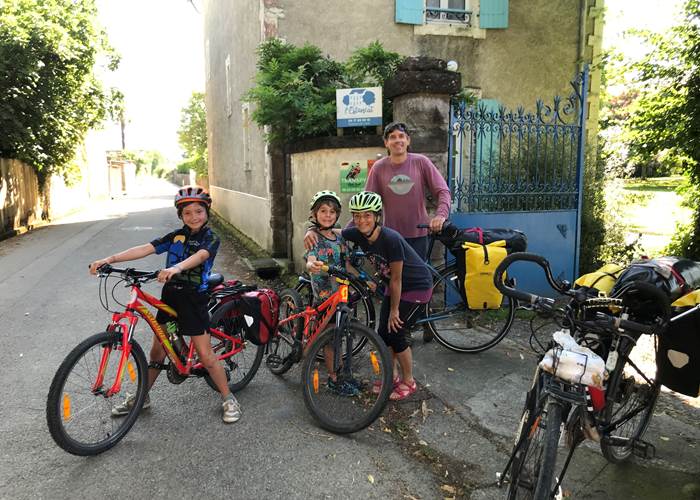 La velo route en famille