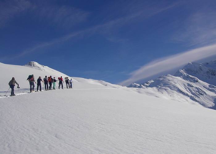 Randonnée en hiver sur les crêtes du Hautacam