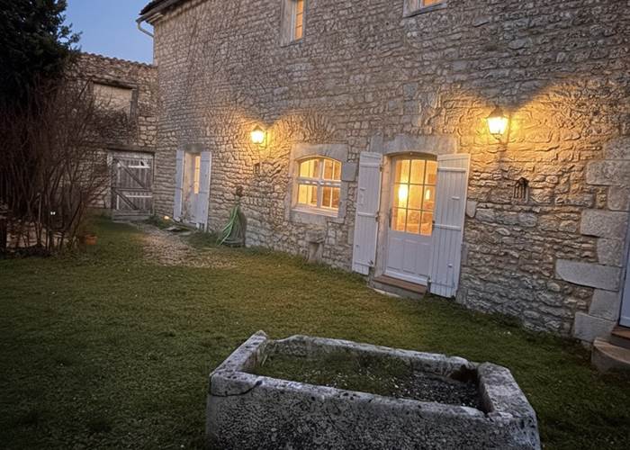Maison Garesché Nieulle sur Seudre en fin de journée