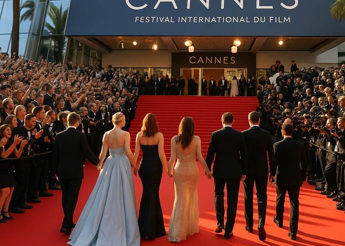 montée des marche festival de Cannes