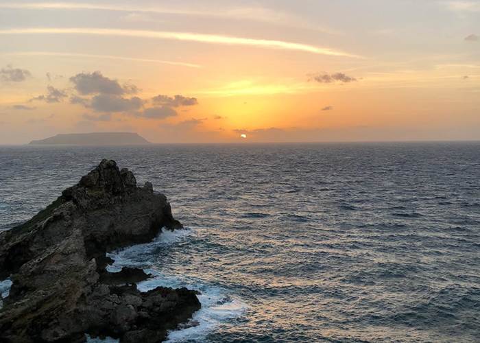 coucher soleil pointe des chateaux