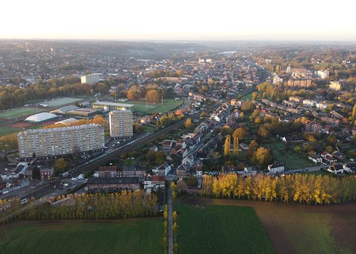 WAVRE VUE DU CIEL